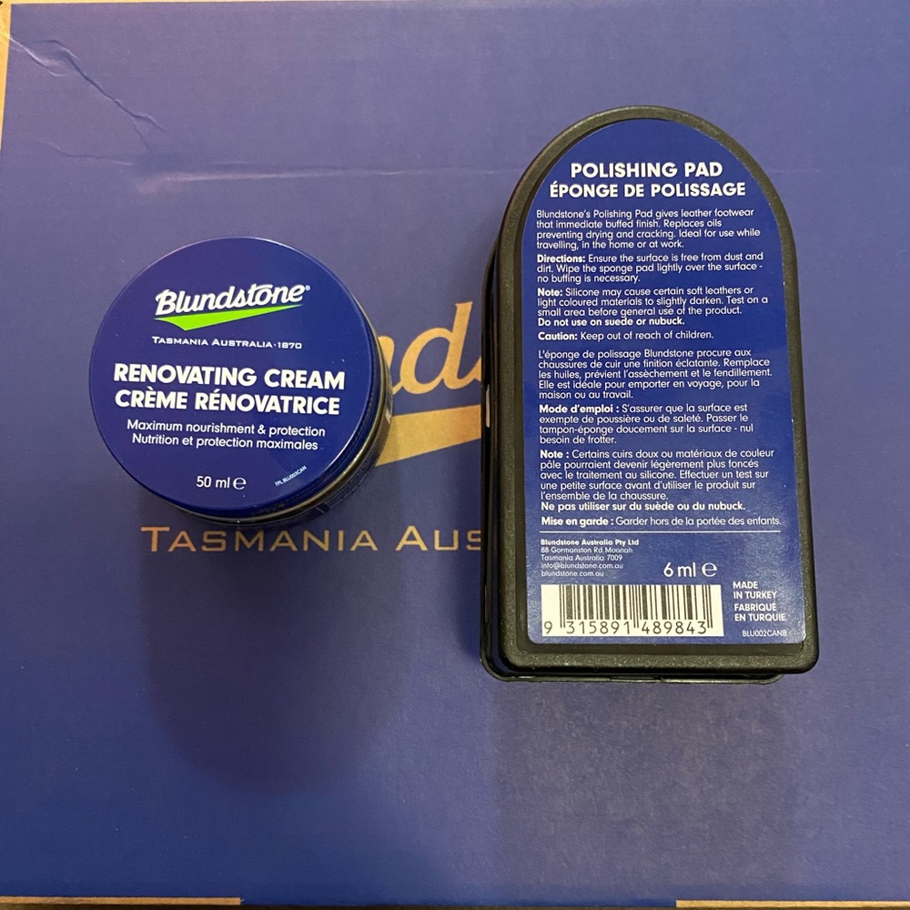Blundstone Renovating Cream & Polishing Pad